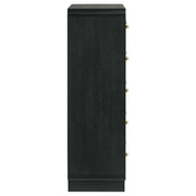 Coaster Furniture Cavelle Black 5 Drawer Chest