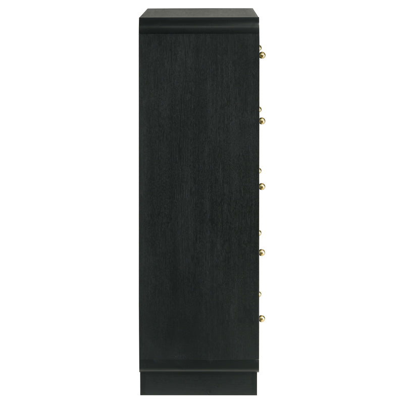Coaster Furniture Cavelle Black 5 Drawer Chest