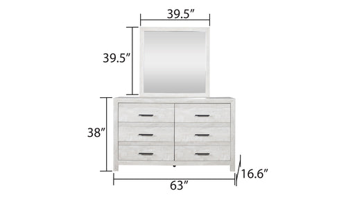 Galaxy Home Denver Gray Mirror