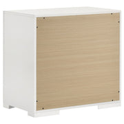 Coaster Furniture Ives White High Gloss Nightstand