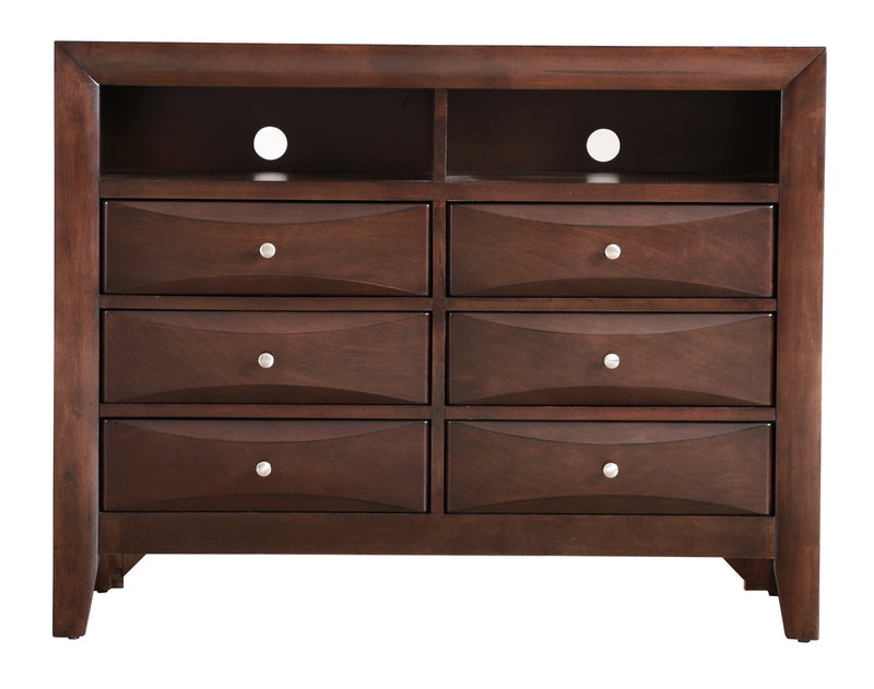 Glory Furniture Marilla Cherry Media Chest
