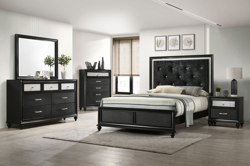 Crown Mark Lila Black Dresser