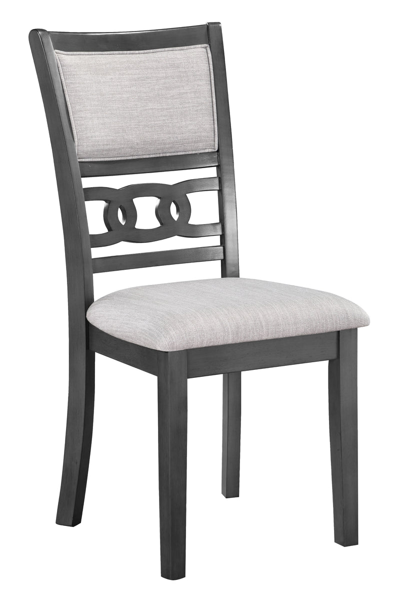 New Classic Furniture Gia Ebony 6pc Dining Room Set DT-4CH-BN