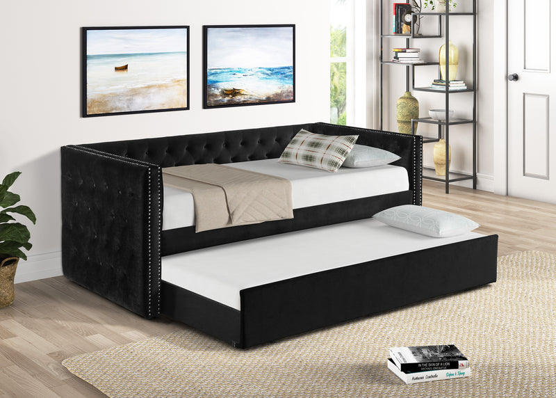 Crown Mark Trina Black Daybed