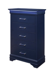 Global Furniture Charlie Blue Chest with LED