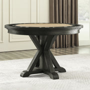 Steve Silver Rylie Natural Dining Table with Game Top