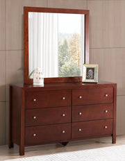 Glory Furniture Burlington Black Dresser and Mirror