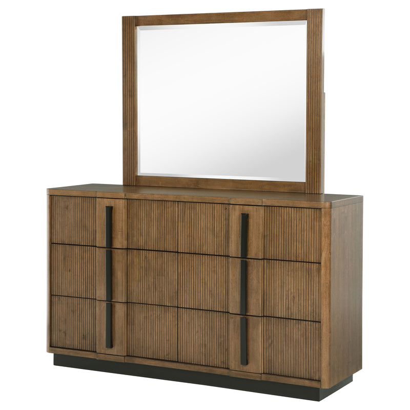 Coaster Furniture Terrace Ash Brown Dresser and Mirror