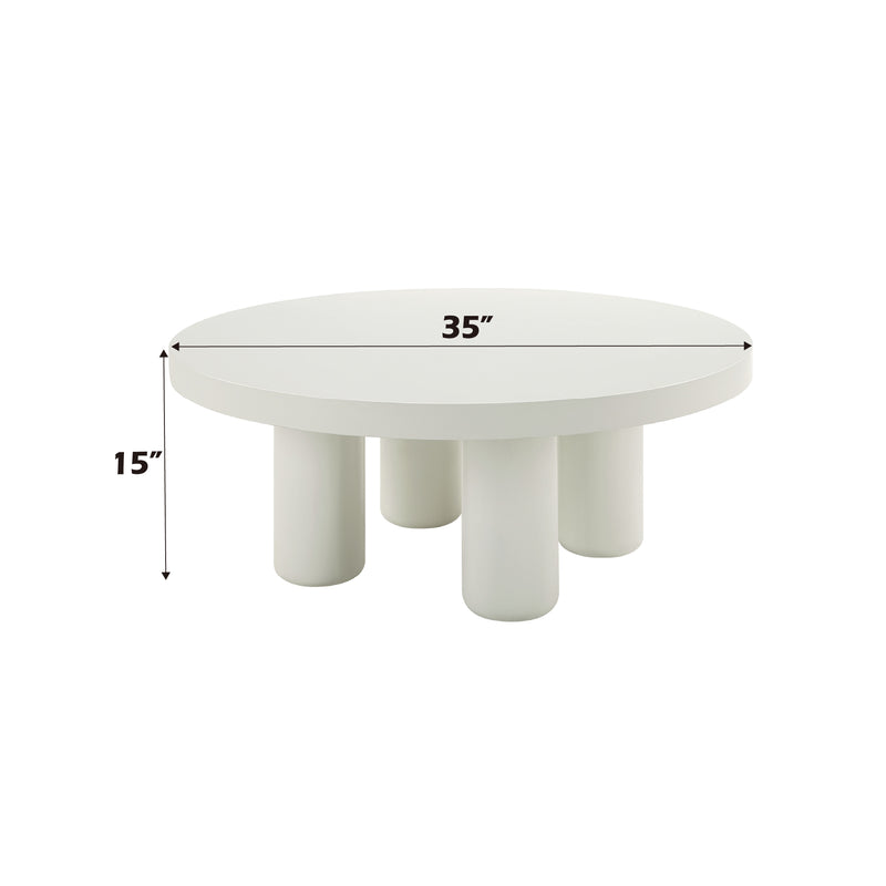 Acme Furniture Sanat White Coffee Table