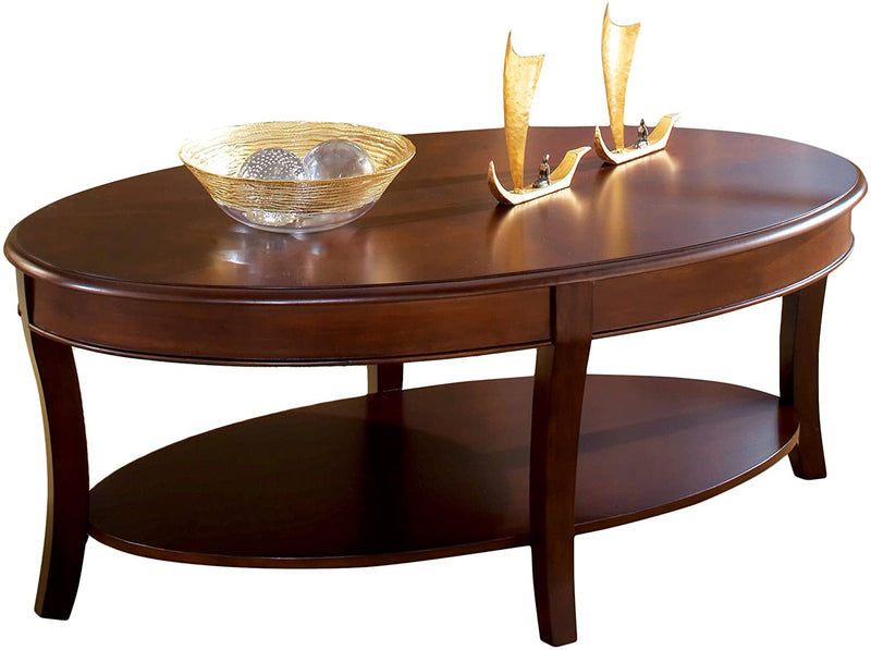 Steve Silver Troy Brown Cherry Cocktail Table