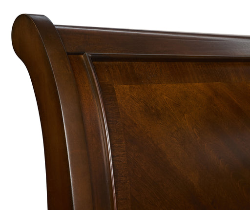 New Classic Furniture Sheridan Burnished Cherry Queen Storage Bed