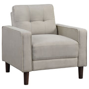 Coaster Furniture Bowen Beige Upholstered 3pc Living Room Set