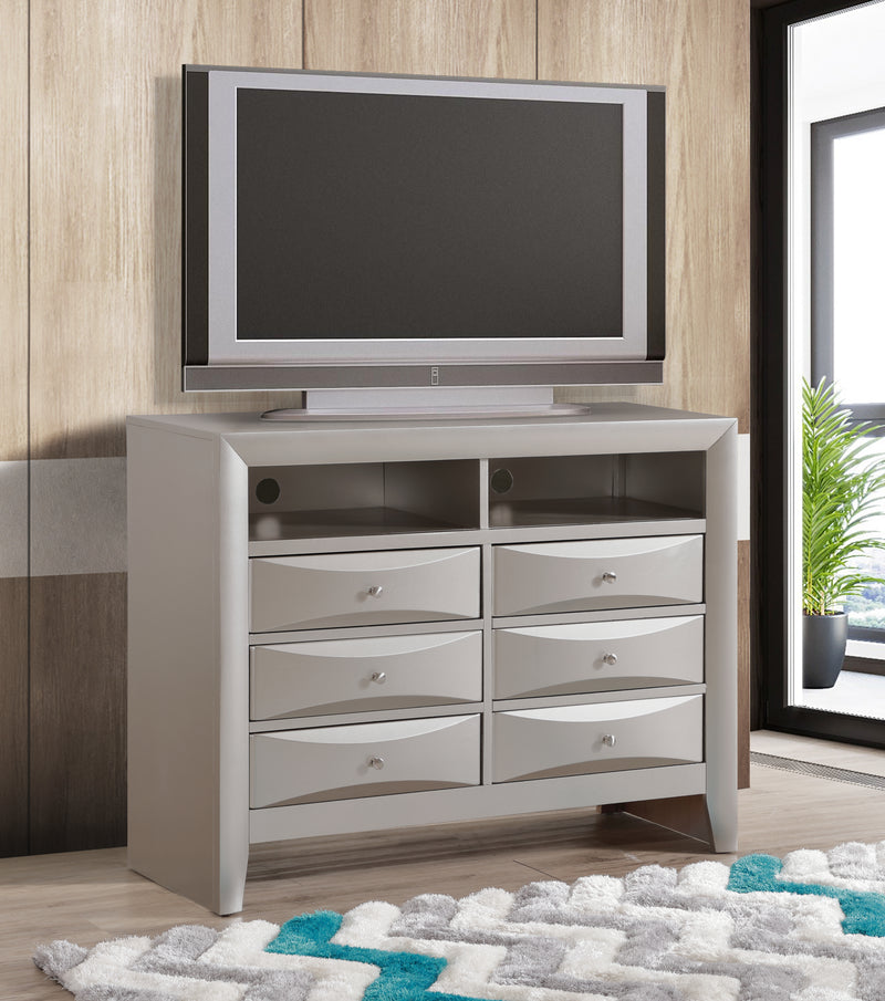 Glory Furniture Marilla Gray Media Chest
