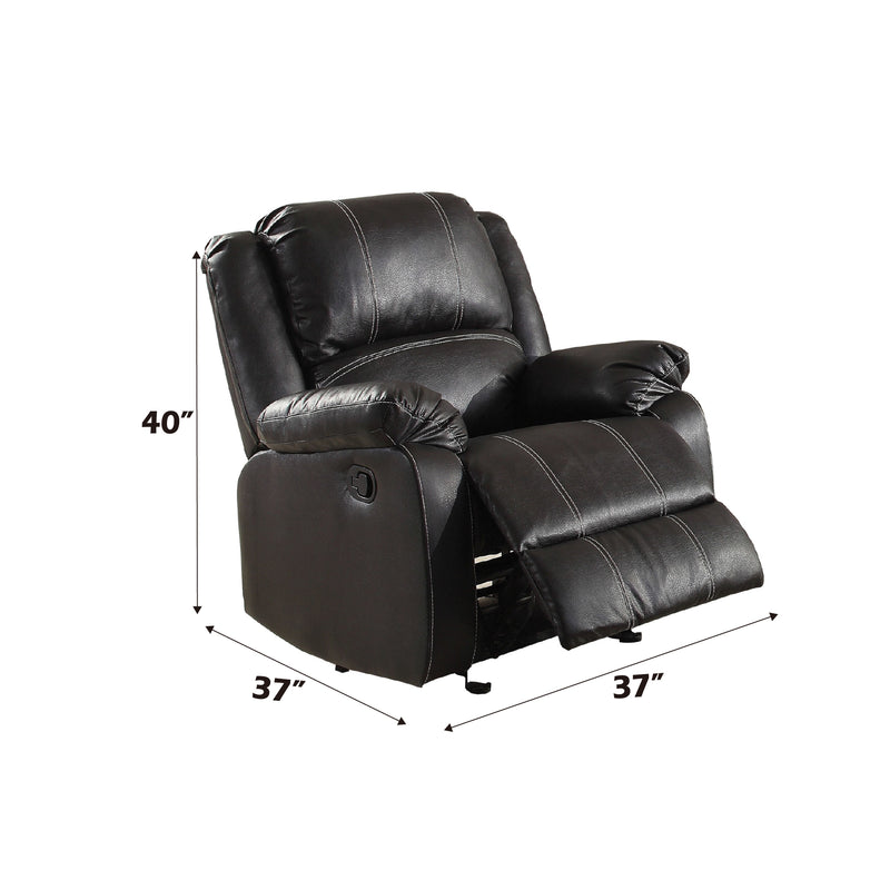 Acme Furniture Zuriel Black Rocker Recliner