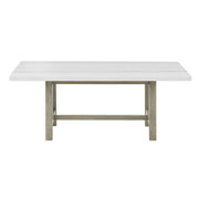 Steve Silver Carena White Rectangle 6pc Dining Set