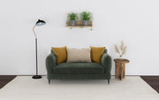 Coaster Furniture Jade Green Track Arm Loveseat