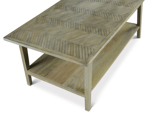 Steve Silver Milani Natural Rectangle Cocktail Table