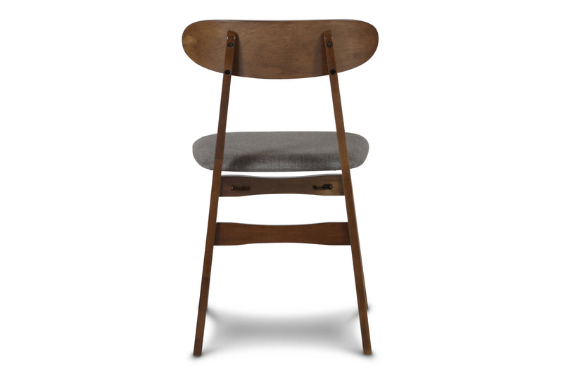 2 New Classic Furniture Morocco Walnut Brown Green Dining Chairs