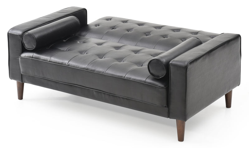 Glory Furniture Andrews Black Loveseat Bed