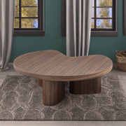 Acme Furniture Yoab Smoked Oak Light Gray Coffee Table