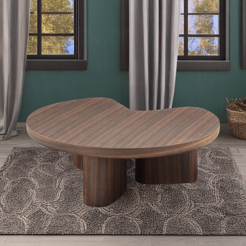 Acme Furniture Yoab Smoked Oak Light Gray Coffee Table