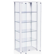 Coaster Furniture Aero White LED Display Curio Cabinet