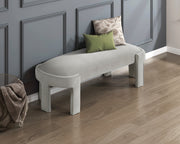 Home Elegance Flux Gray Bench