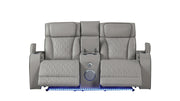 Galaxy Home Fortuner Black Loveseat