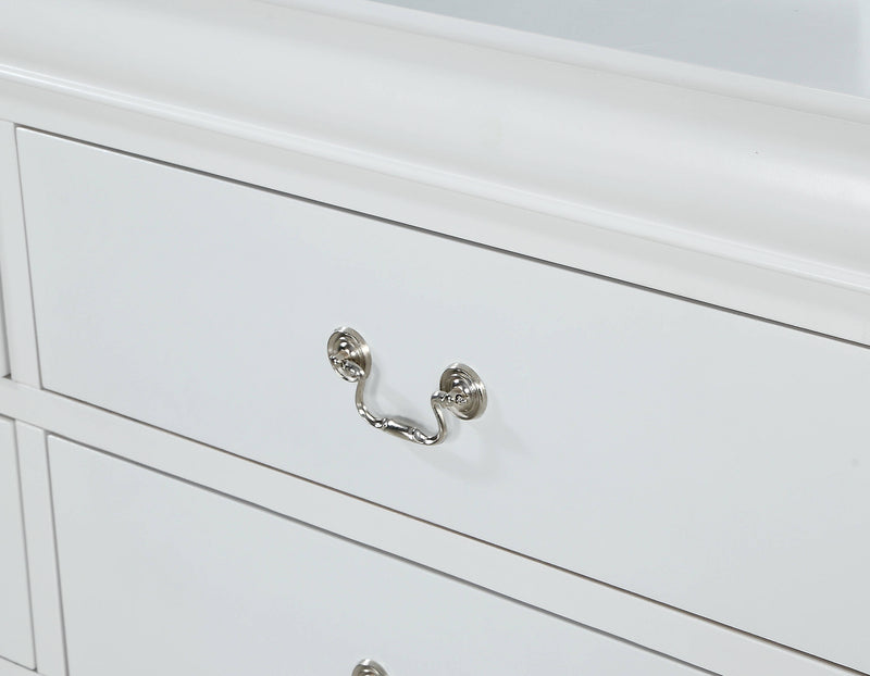 Crown Mark Louis Philip White Dresser