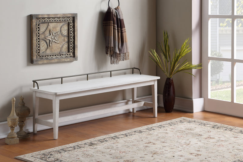 Steve Silver Pendleton Ivory Dining Bench