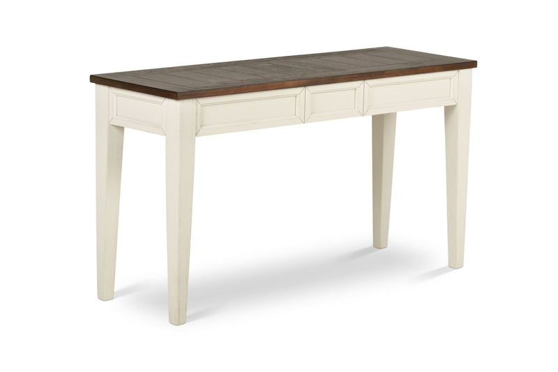 Steve Silver Cayla Antiqued White 3pc Coffee Table Set with Sofa Table