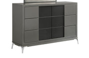 New Classic Furniture Nocturne Slate Gray Dresser