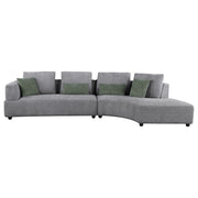 Coaster Furniture Toscano Grey Sectional