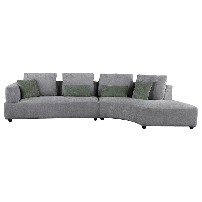 Coaster Furniture Toscano Grey Sectional