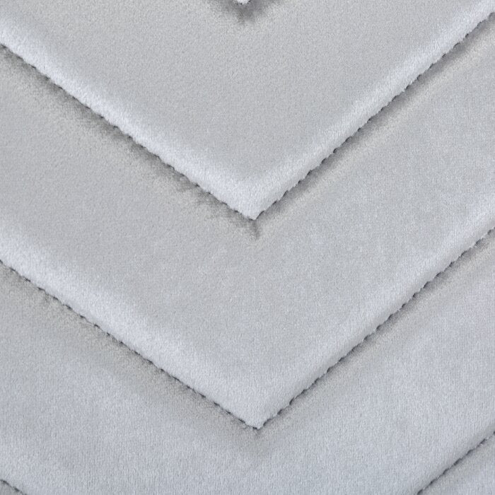 2 Galaxy Home Eva Silver Velvet Dining Chairs