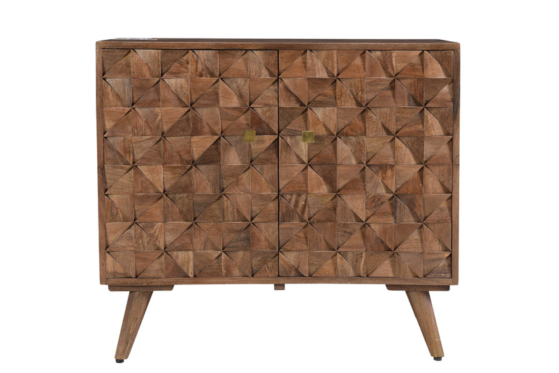 Steve Silver Veneto Matte Walnut Accent Cabinet