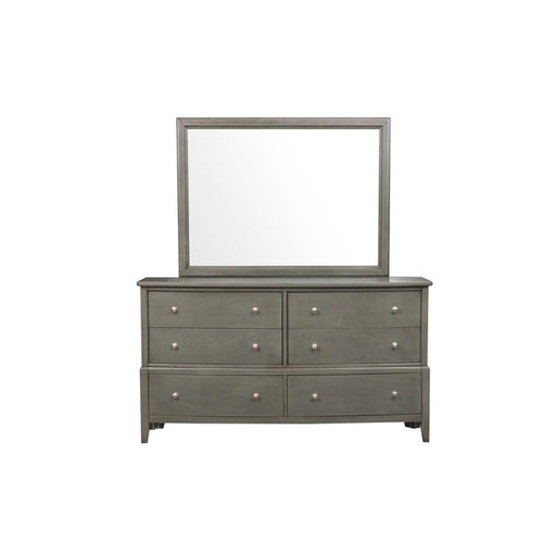 Home Elegance Cotterill Gray Dresser and Mirror