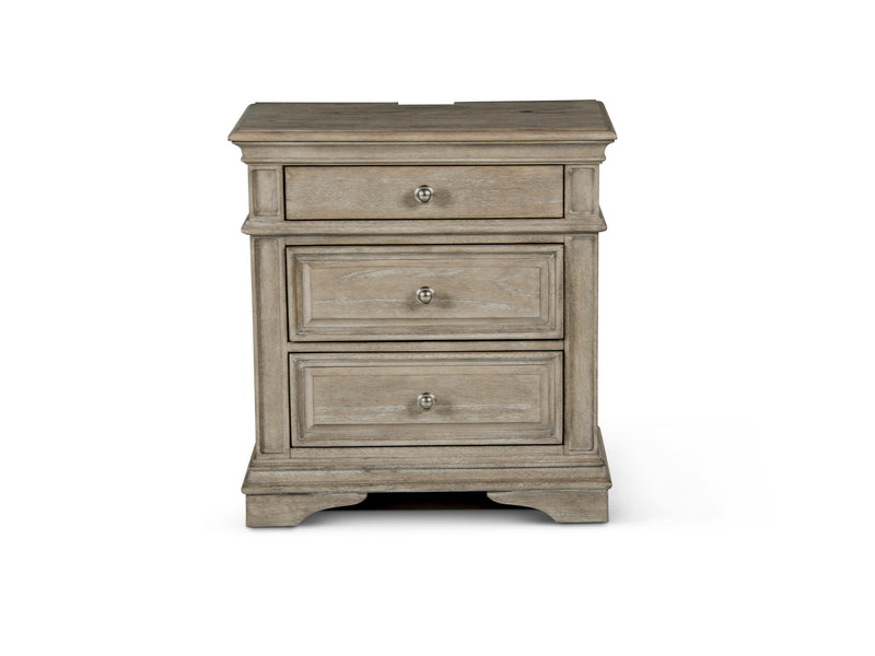 Steve Silver Highland Park Waxed Driftwood Nightstand