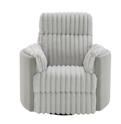 Acme Furniture Emee Gray Swivel Glider Recliner