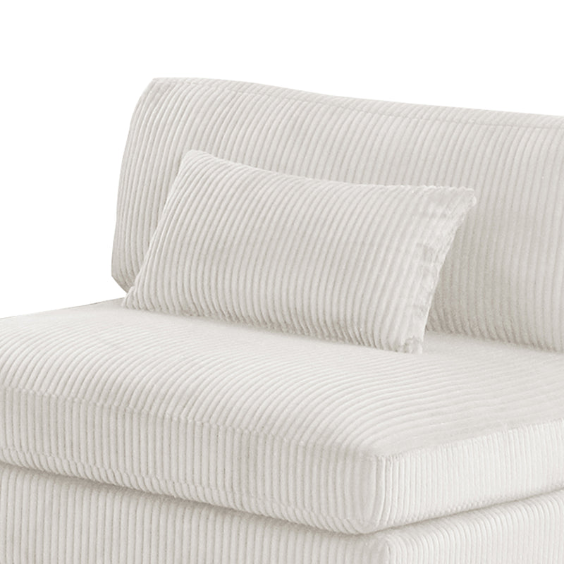 Galaxy Home Bentley Cream Setup 2 Sectional