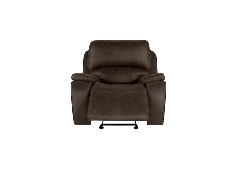 New Classic Furniture Brooking Brown Power Glider Recliner