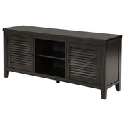 Coaster Furniture Concord Distressed Java Black TV Stand