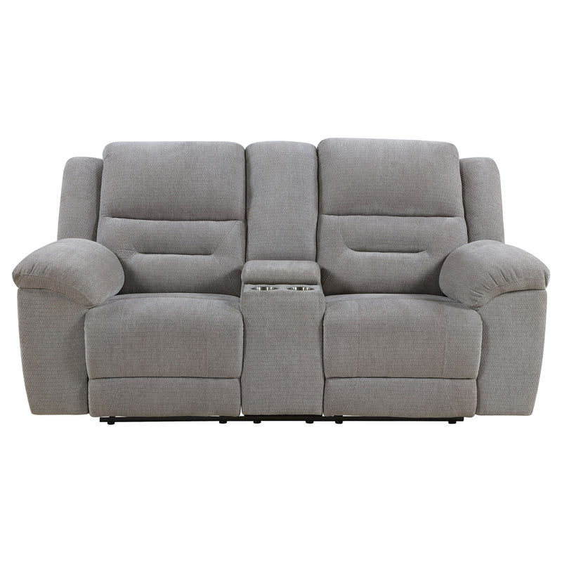 Coaster Furniture Gilson Grey Reclining Loveseat