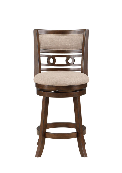 New Classic Furniture Gia Cherry Brown Swivel Counter Height Stool
