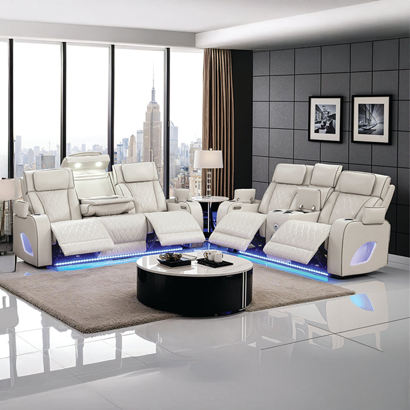 Galaxy Home Fortuner Ice 2pc Living Room Set