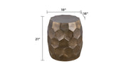 Galaxy Home 101 Gold End Table