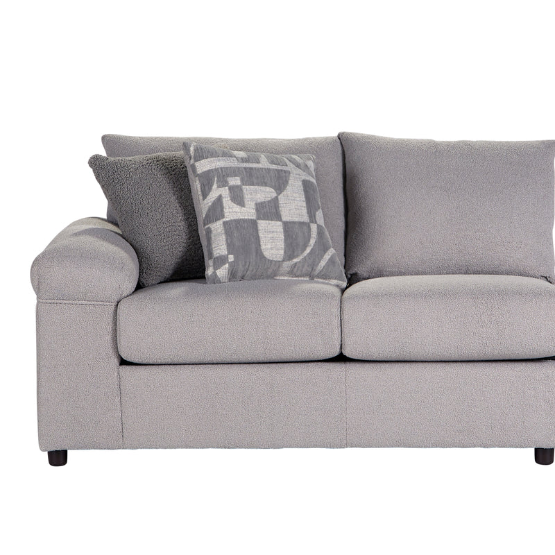 New Classic Furniture Remi Light Gray 2pc Chaise Sectional