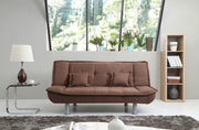 Glory Furniture Lionel Mocha Microfiber Sofa Bed