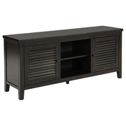 Coaster Furniture Concord Distressed Java Black TV Stand