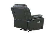 Global Furniture U5050 Black Charcoal Power Recliner
